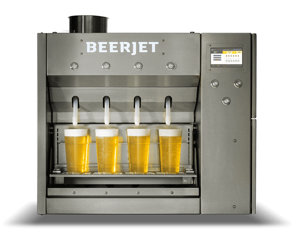 Dyspenser do piwa Berrjet 4 wersja mobilna